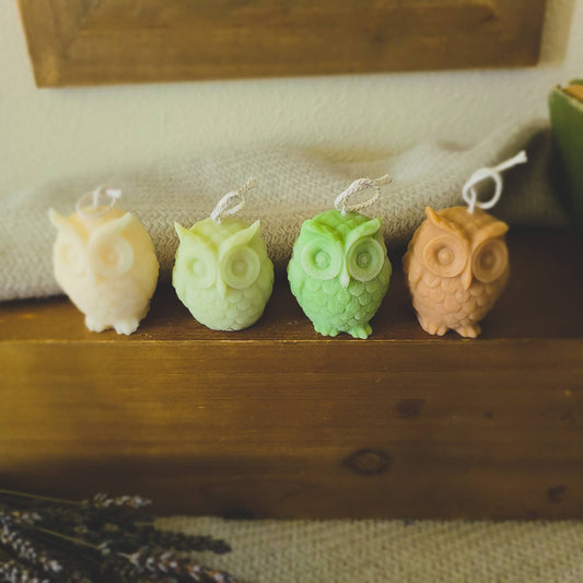 Owl Sculpture Candle