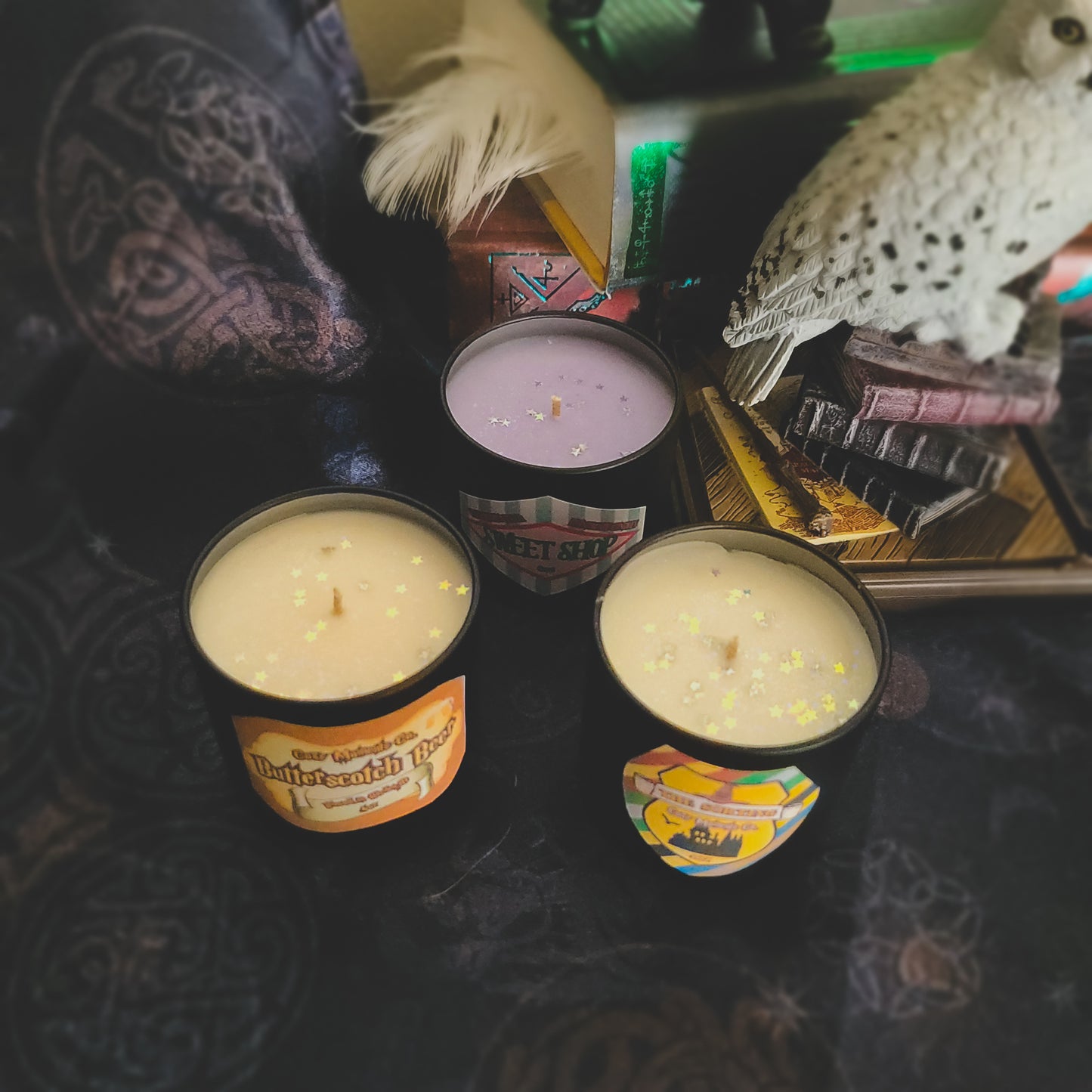 The Golden Trio Mini Candle Set