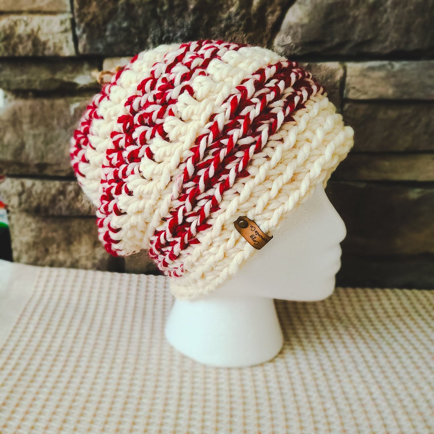 Crochet Winter Hat: Small-Medium Size