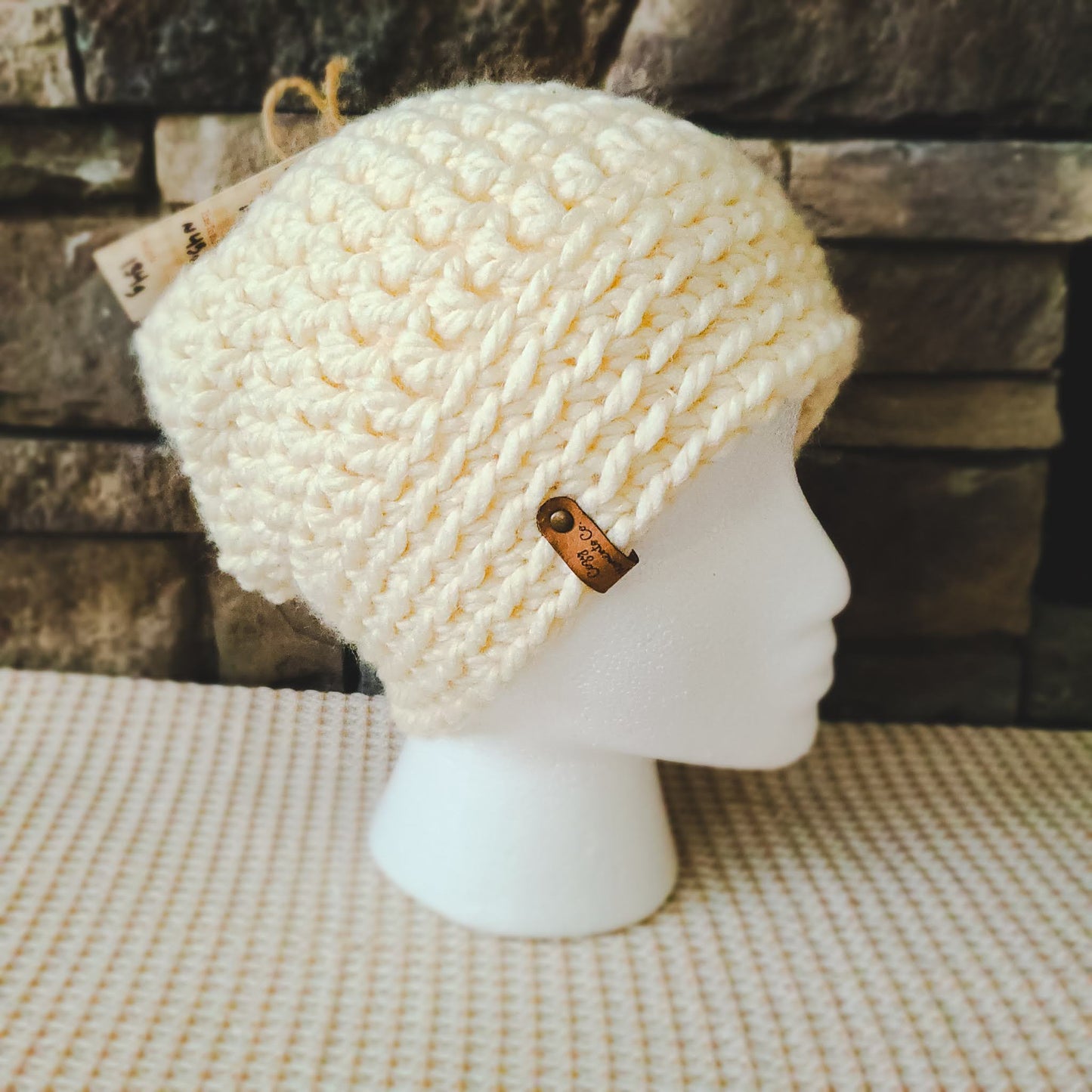 Crochet Winter Hat: Small-Medium Size