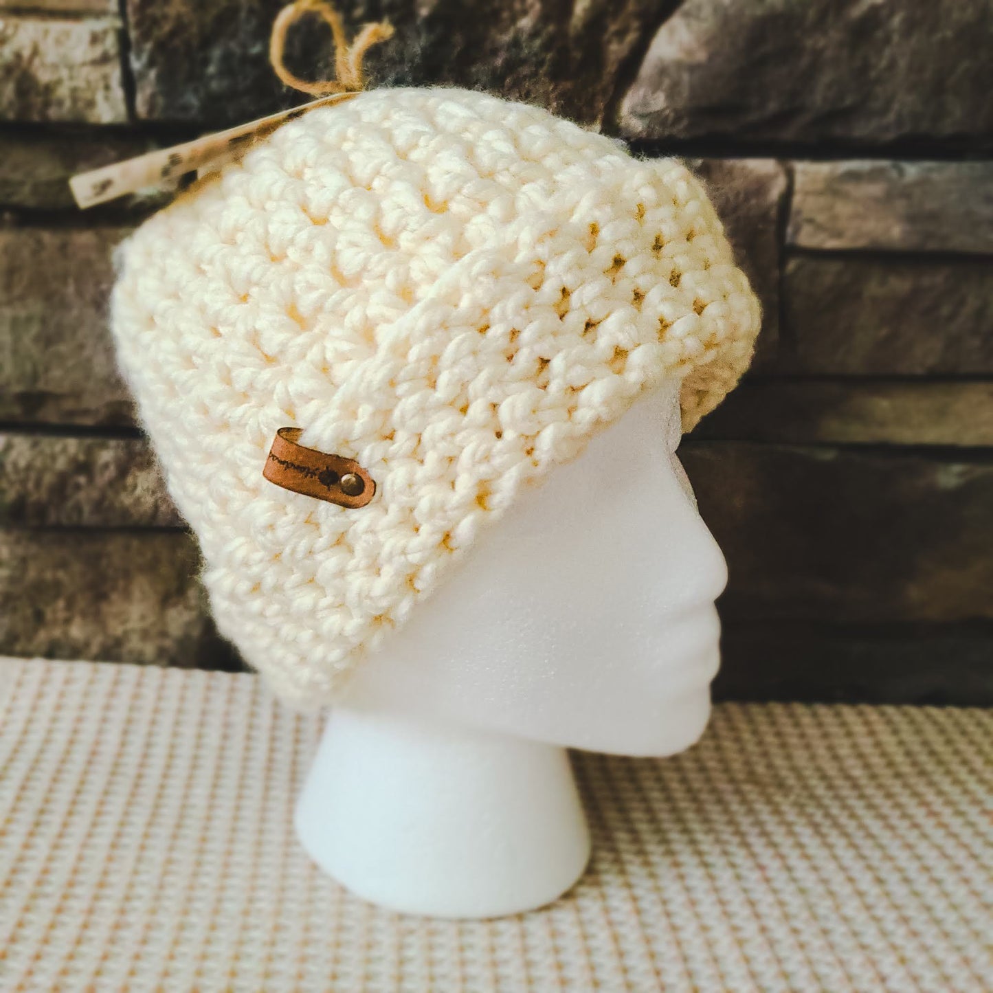 Crochet Winter Hat: Small-Medium Size