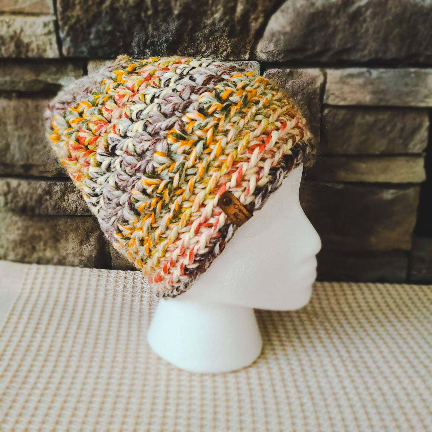 Crochet Winter Hat: Small-Medium Size