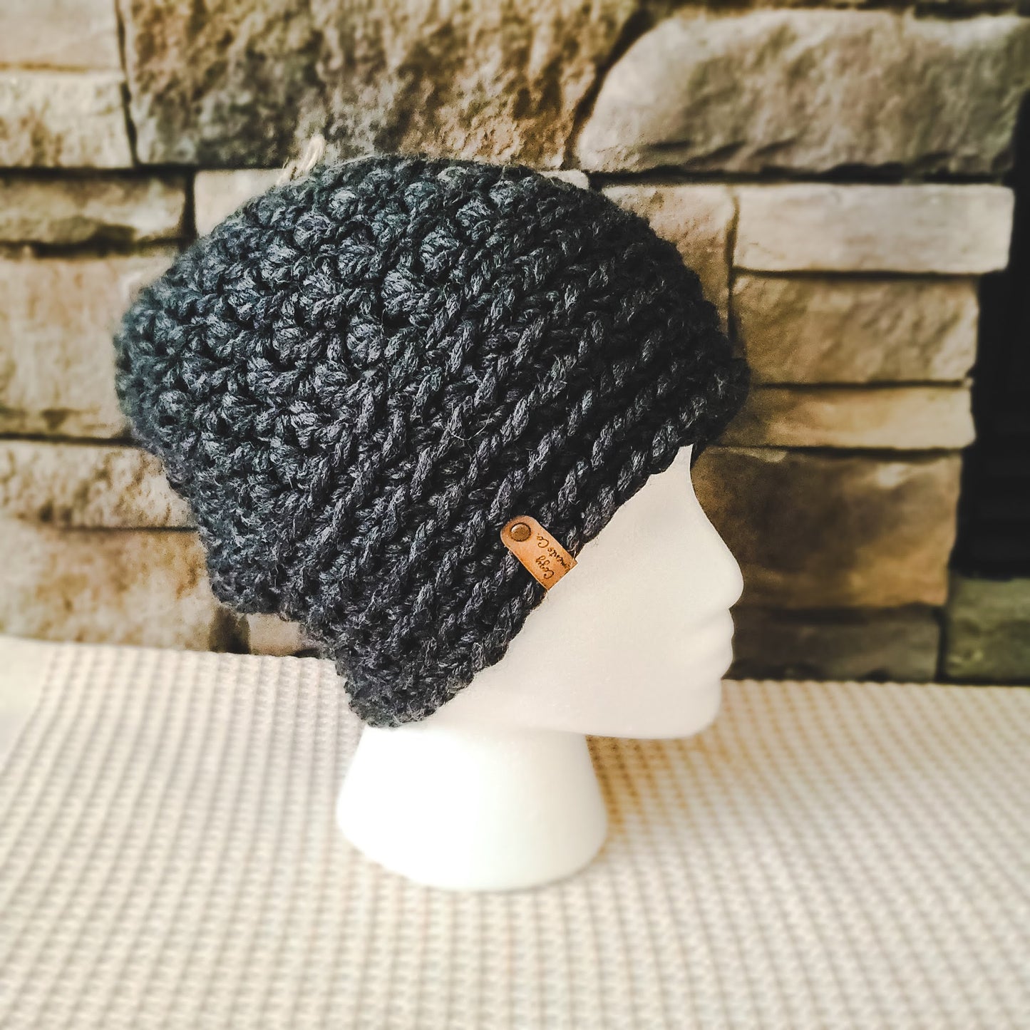 Crochet Winter Hat: Small-Medium Size