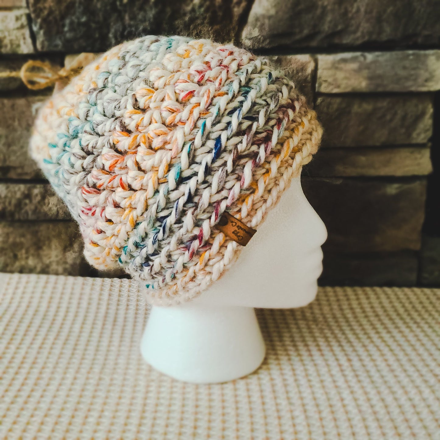 Crochet Winter Hat: Small-Medium Size