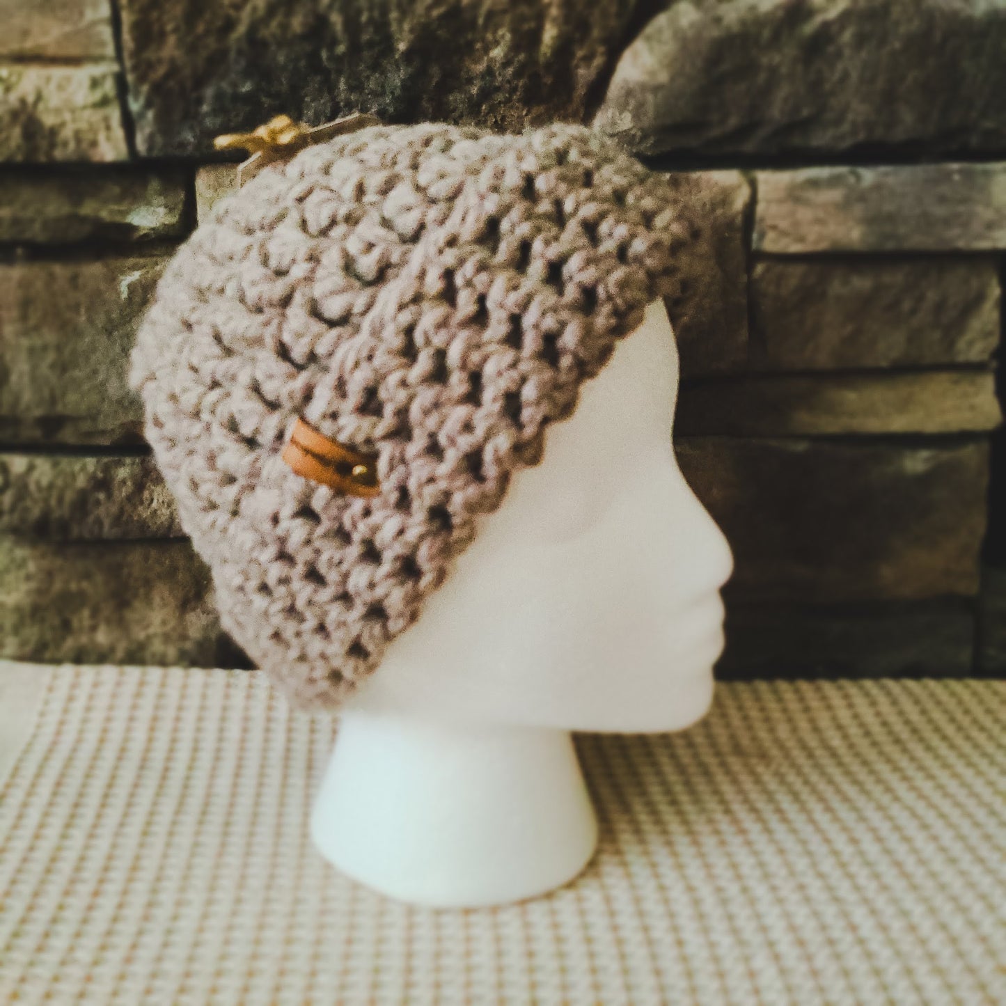 Crochet Winter Hat: Small-Medium Size