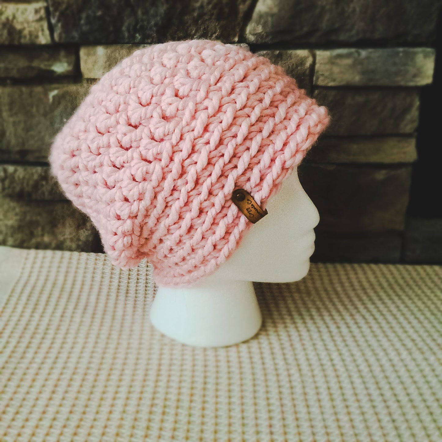 Crochet Winter Hat: Small-Medium Size