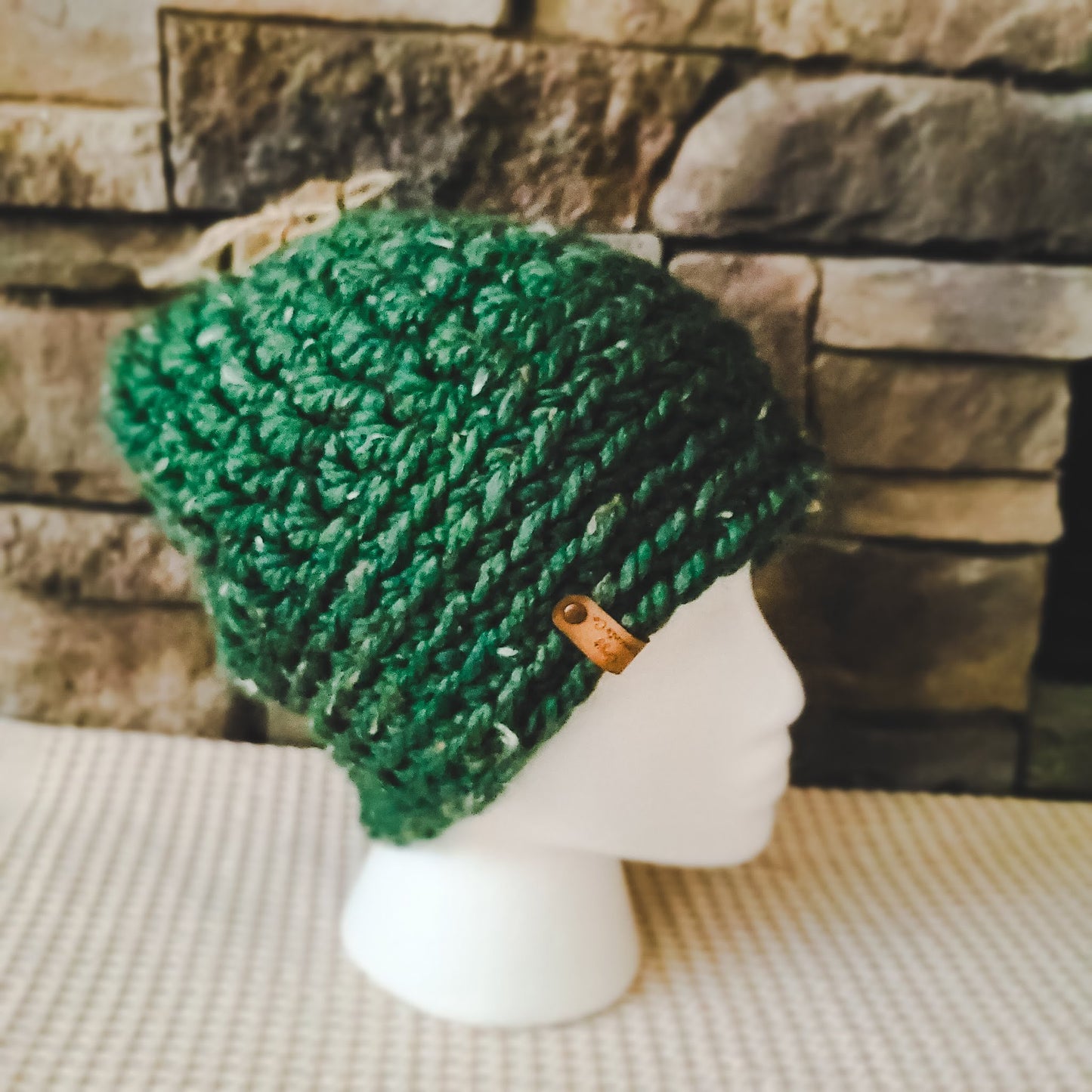 Crochet Winter Hat: Small-Medium Size