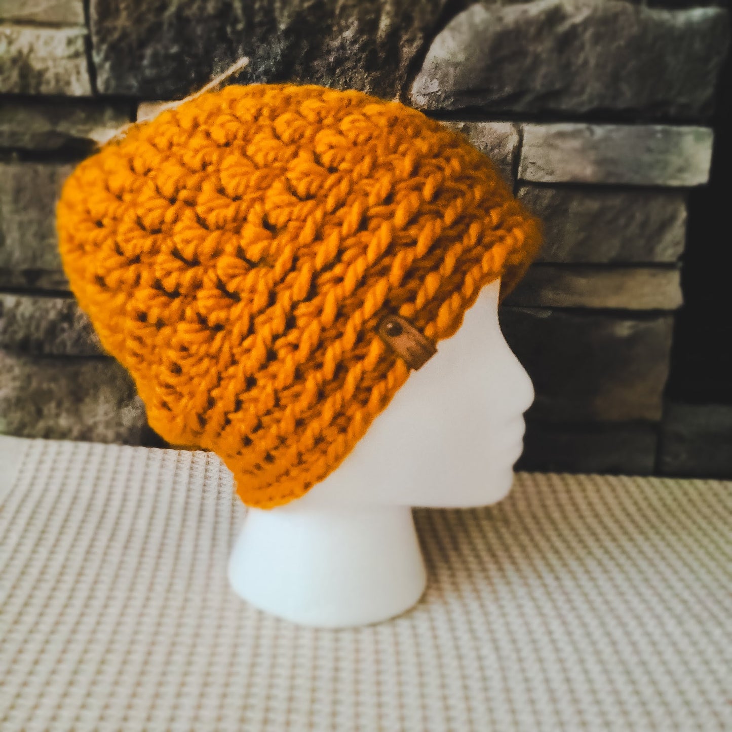 Crochet Winter Hat: Small-Medium Size