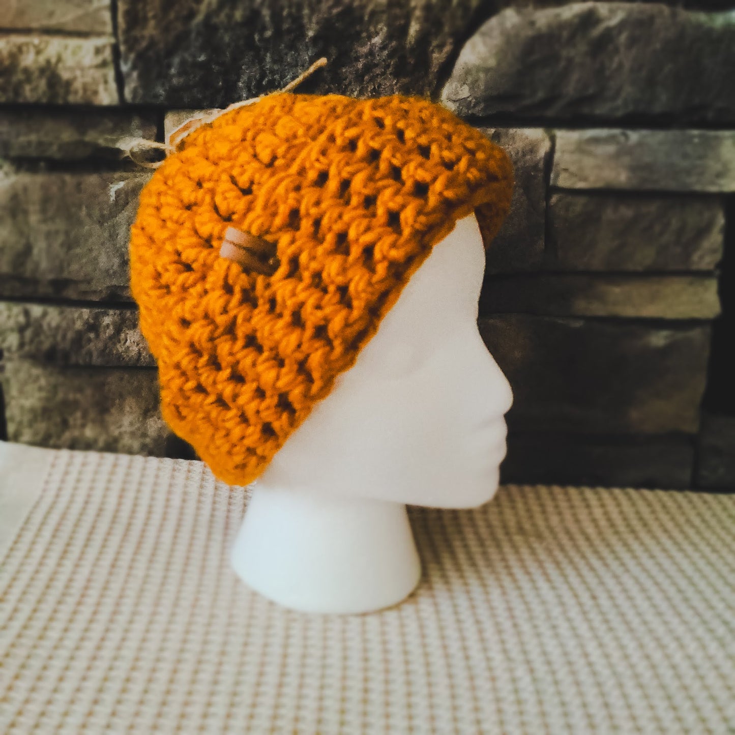 Crochet Winter Hat: Small-Medium Size