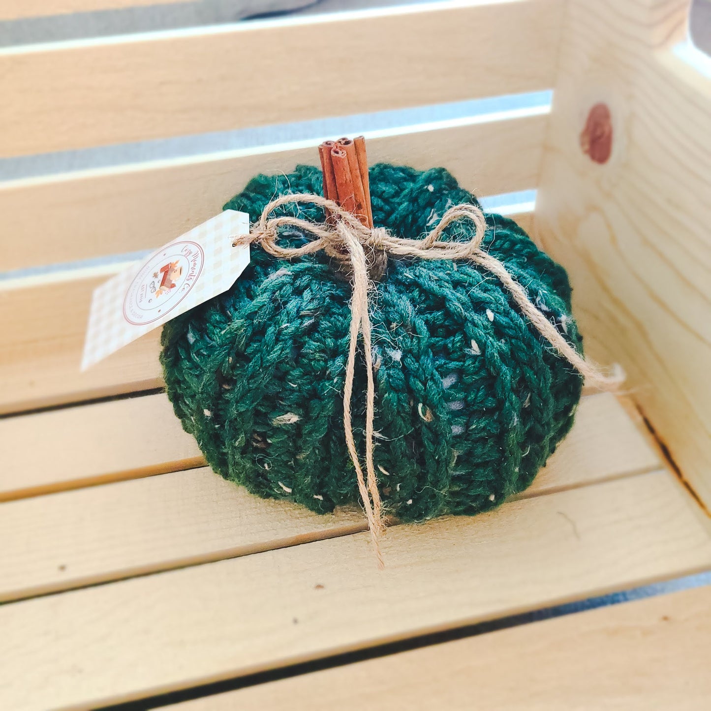 Rustic Crochet Pumpkins ~ Large