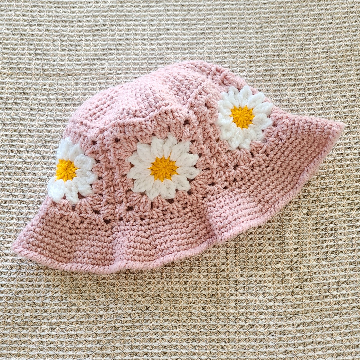 Crochet Daisy Bucket Hats