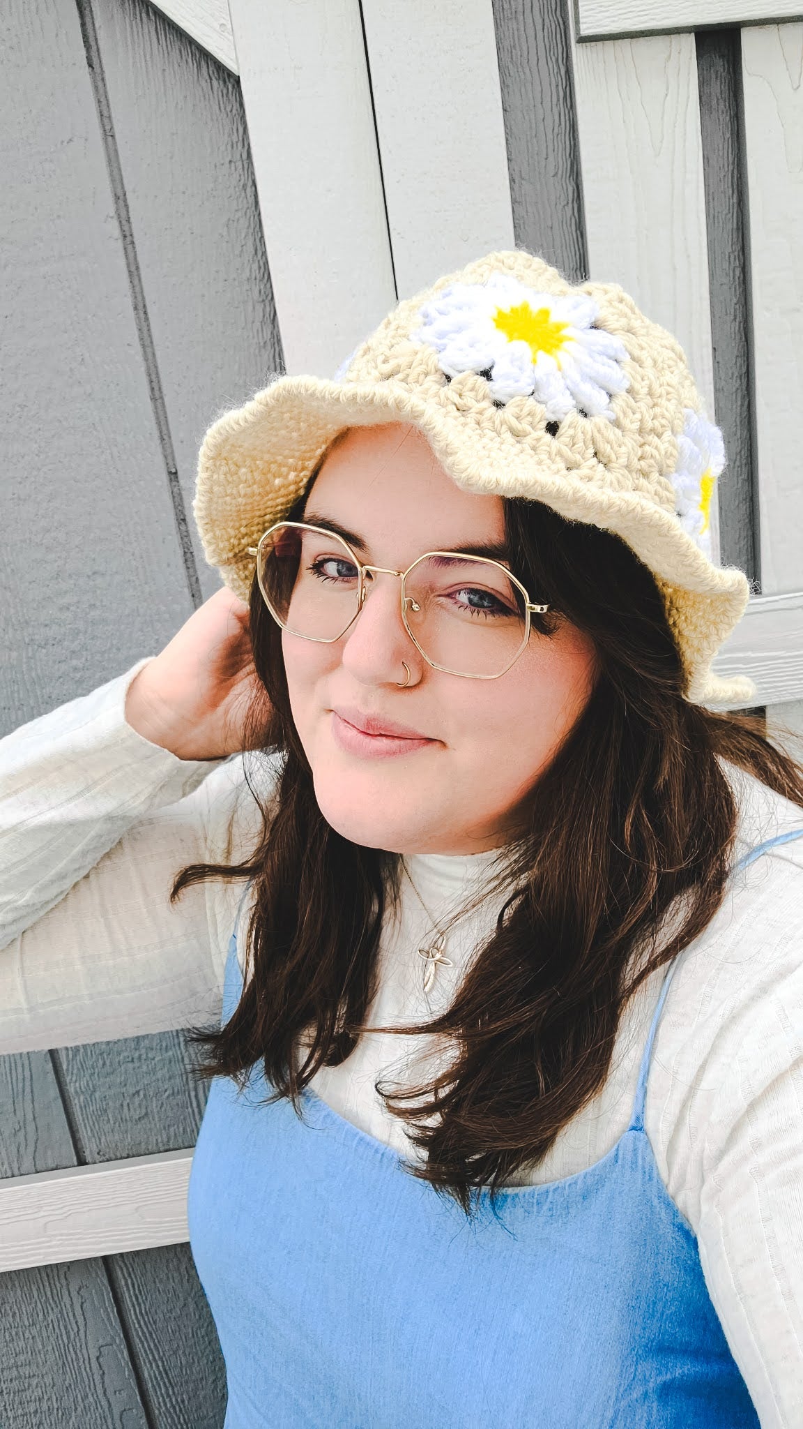 Crochet Daisy Bucket Hats