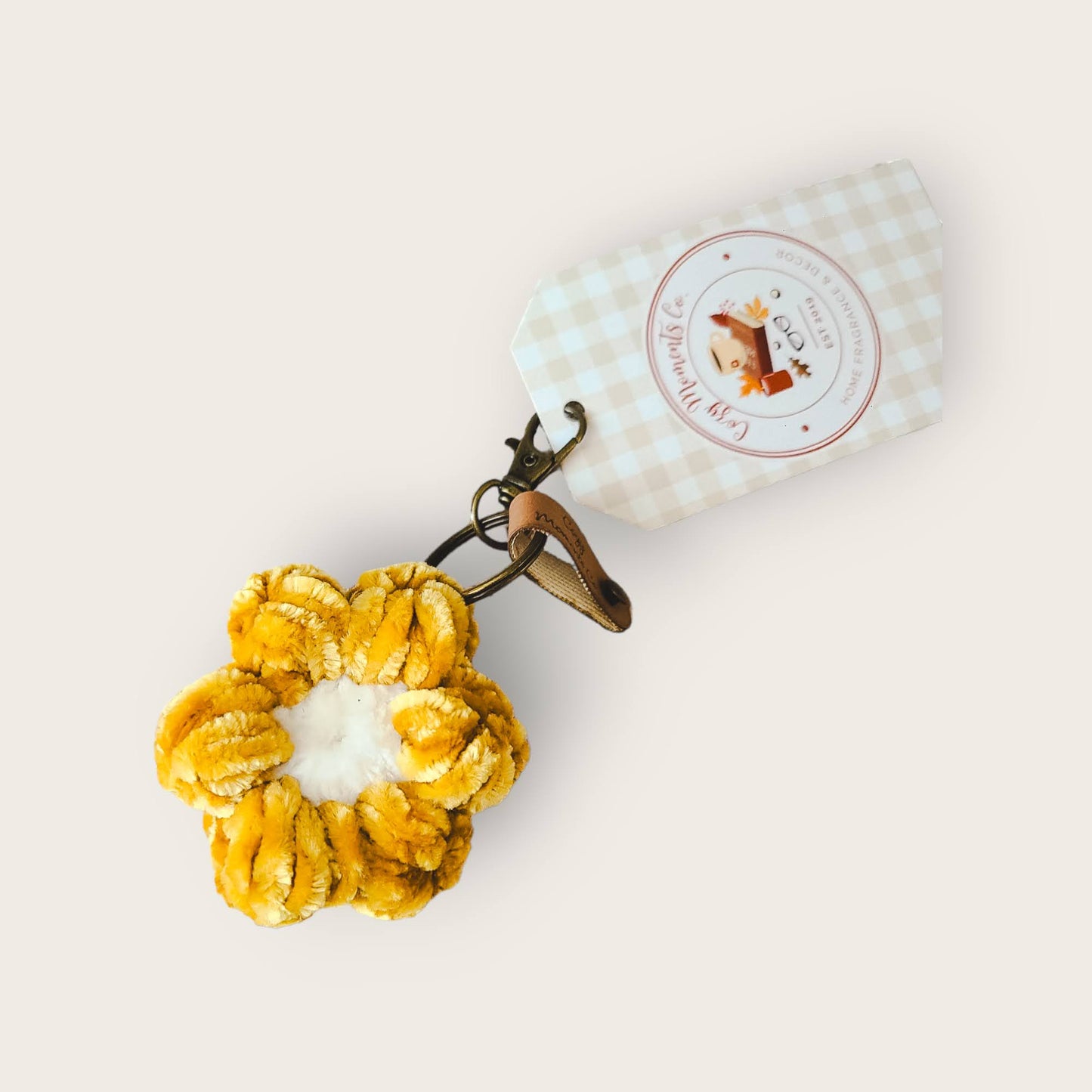 Flower Plushy Keychain/Purse/Mirror Charm