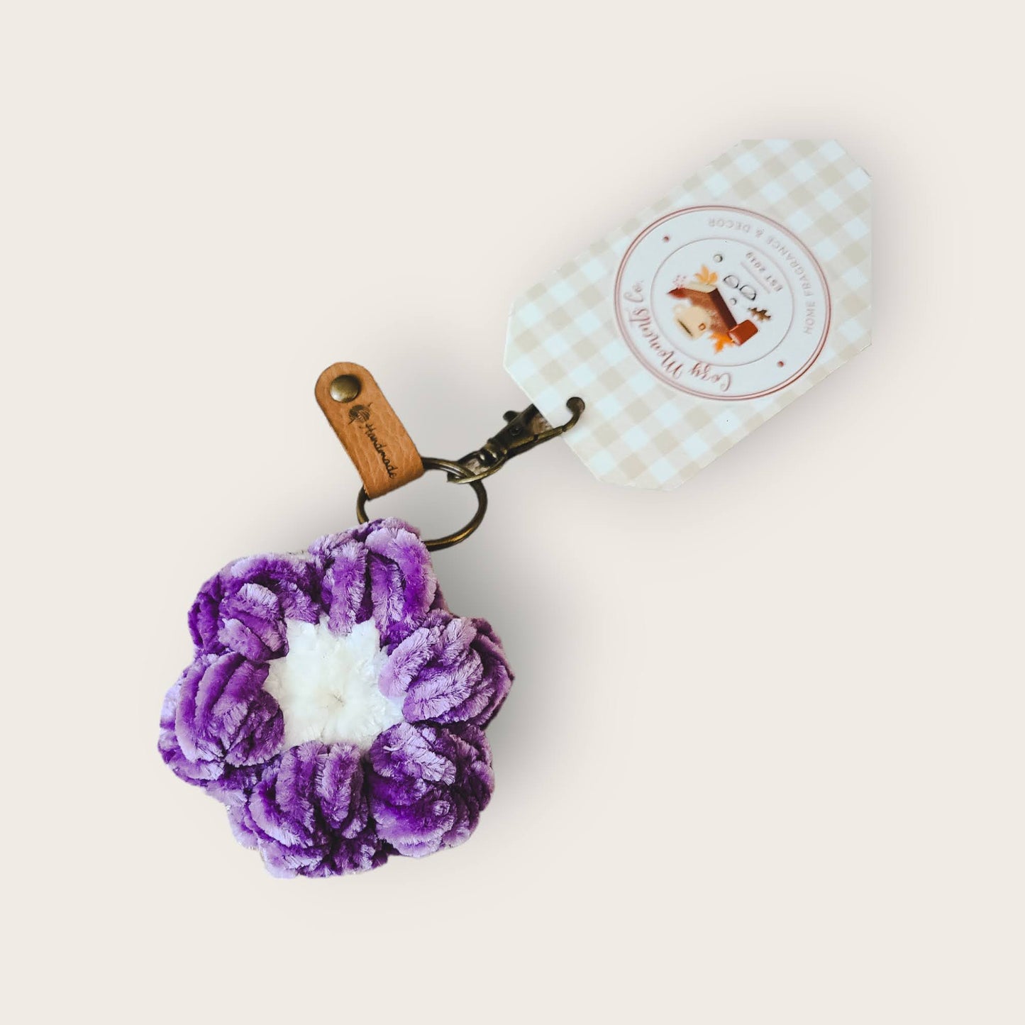 Flower Plushy Keychain/Purse/Mirror Charm